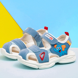 小童包头卡通机能童鞋 男童鞋 女宝宝z2021新款 儿童透气凉鞋 子夏季