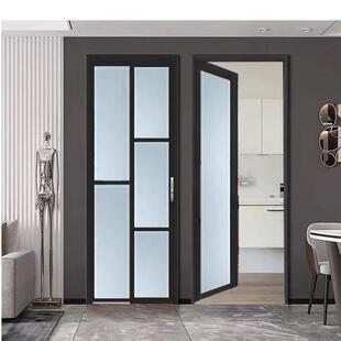 pd门推拉平开 折叠一体门定制pt门化妆室门厕所门折叠平移门厨房