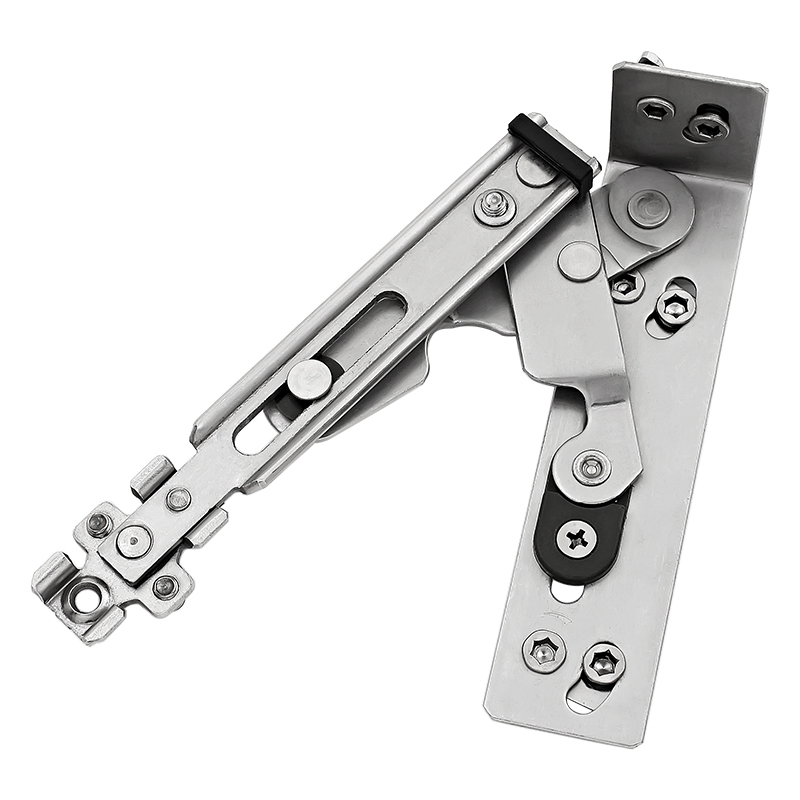 欧标隐藏铰链304不锈钢滑撑绞链重型平开窗免打孔欧标窗铰链窗撑