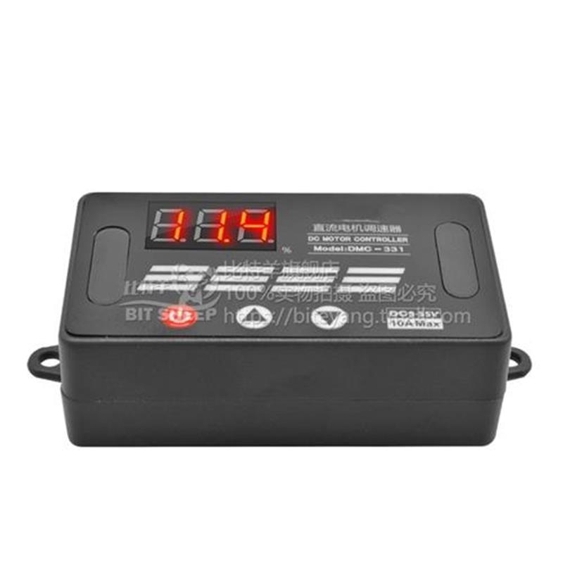 .PWM直流电机h数显调速o器 12Vy24V48V调速开Q关控制器大电流10A
