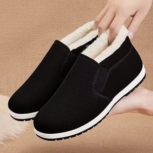 加绒加厚爸爸鞋 男软底棉鞋 老北京棉鞋 千层底工作 下单立减50元