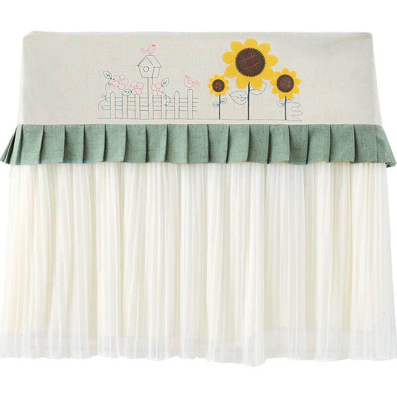 空调fang遮风板挡风板布艺防直吹防风挡风帘卧室挂机月子空调罩套