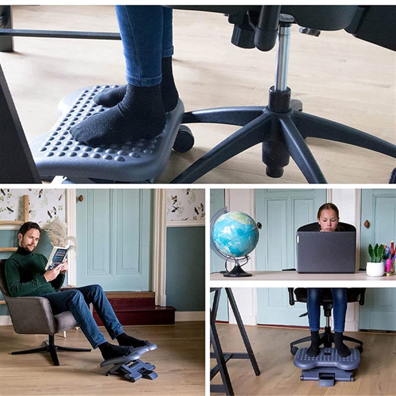 办公室脚踏凳可调节学习桌脚踏脚踩凳子儿童升降电脑桌脚踏免安装