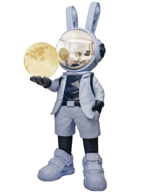 大型兔子落地摆件新年客厅电视柜沙发旁家居饰品酒吧商场迎宾装饰