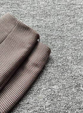 格子半身裙中长款女2020秋冬混纺复古a字裙高腰修身包臀裙防走光