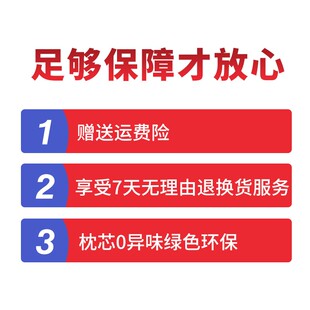 决明子护颈枕枕芯不塌荞麦枕头夏天加厚加高单人一对家用男高枕硬