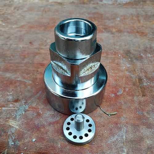 温岭新款膨化机1.30大帽螺母芯子膨化机通用机头大帽芯子配件