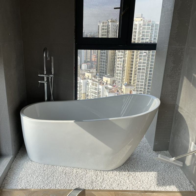 天然小白石子白色石头庭院园林铺路铺地大鹅卵石多肉花盆铺面石子