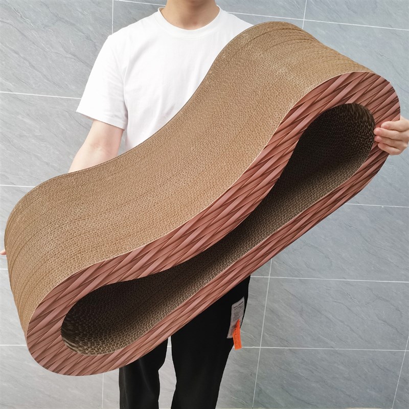 超长加厚加宽瓦楞纸猫抓板窝耐磨耐抓磨爪板猫窝宠物猫玩具猫爬架