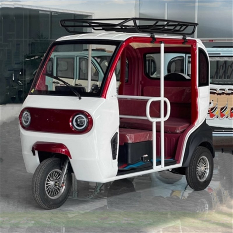 可上牌新能源电动车拉载客电动三轮车代步休闲3座载人送客电动车