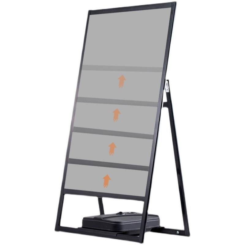 户外防风注水海报架店门口广告展架立式落地奶茶店宣传招聘展示架