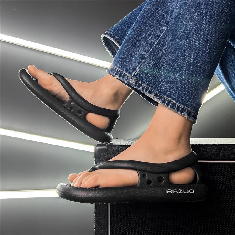 人字拖男夏季外穿软底沙滩潮流户外防滑包跟凉鞋男士踩屎感拖鞋女