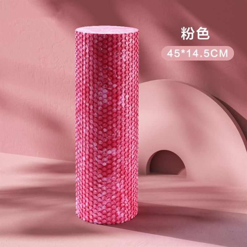 泡沫轴肌肉放松器 迷你按摩瑜伽滚轴 eva浮点实心健身用品瑜 伽柱