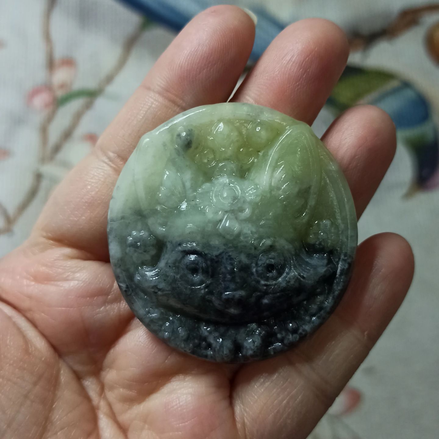 辽宁岫玉吊坠特色仿古狐狸牌