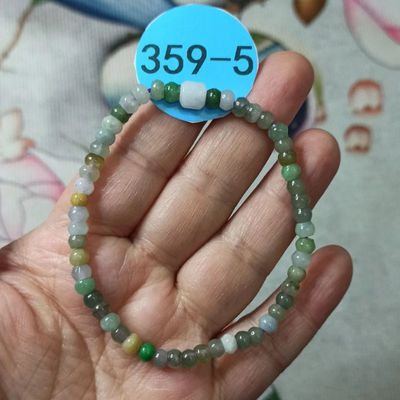 天然翡翠算盘珠手串珠