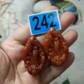 185天然玉石辽宁岫玉吊坠特色飘花悟道牌卡41X24mm左右满48元 包邮