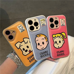 适用iPhone17/16promax可爱原田治手机壳华为Pura70小众mate70个性小米17/15保护套vivos20防摔OPPOReno13