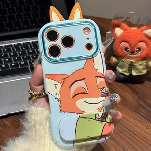 vivoX300可爱FindX9软 mate80新款 适用iPhone17 16promax贴贴尼克朱迪情侣手机壳小米17promax卡通华为pura80