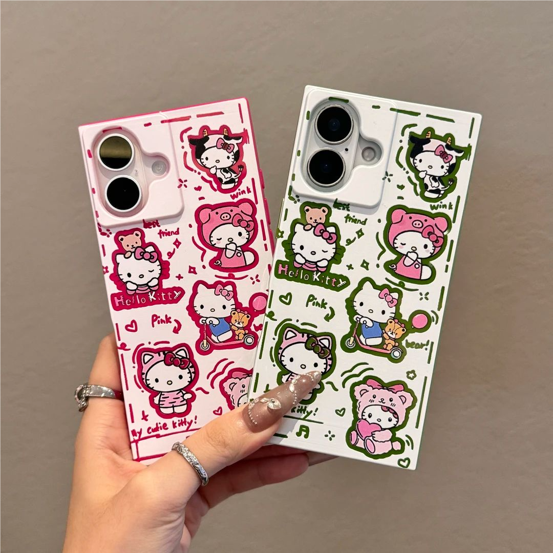适用iPhone16可爱kitty手机壳女