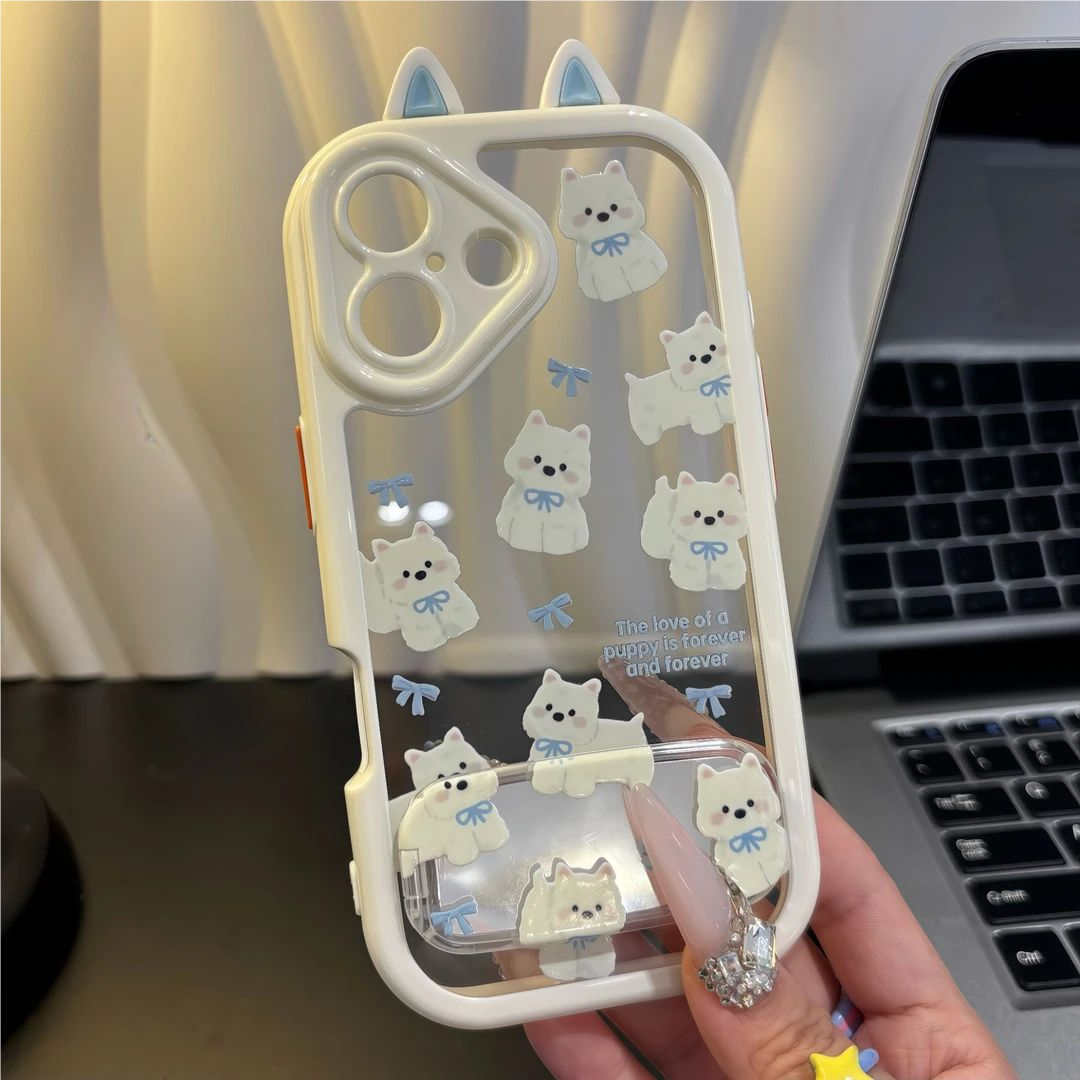 iPhone16/15可爱西高地手机壳