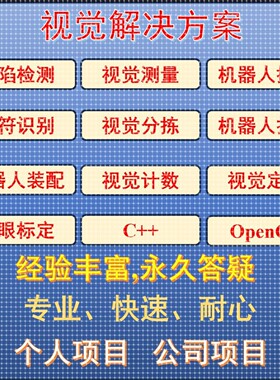 图像处理/3D视觉/软件开发/C++/Matlab/Python/Opencv