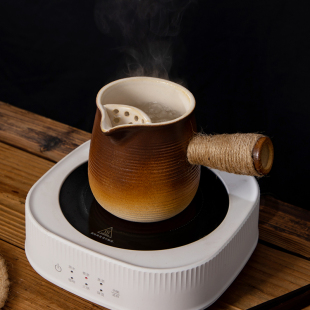 家用陶壶围炉煮茶炭炉 罐罐茶煮茶器烤茶罐室内煮茶壶侧把茶壶套装