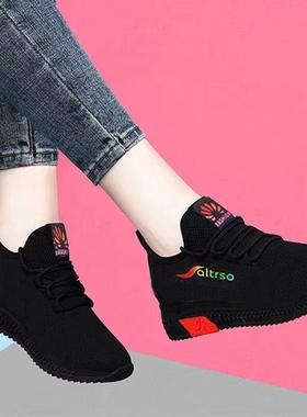 正货黑色厨房上班工作鞋防滑软底久站不累老北京布鞋女秋秋新款妈