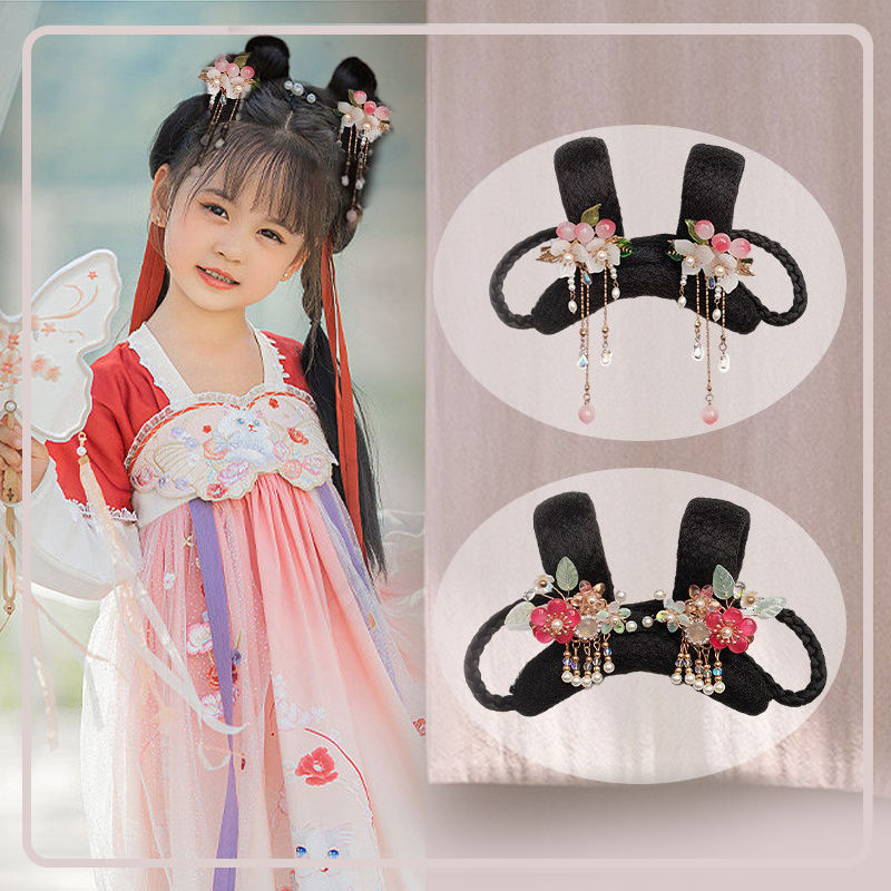 古装假发古风汉服造型发夹发髻发包盘发组合头饰配饰套装饰品组合