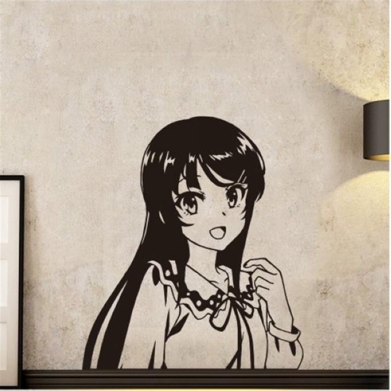 樱岛麻衣墙贴青春猪头少年贴墙画宿舍装饰二次元动漫周边