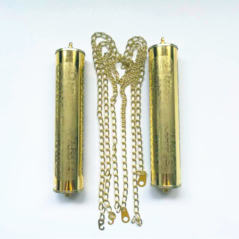 落地钟装饰锤金属空心花面锤锤光面吊锤机械表装饰配件艺术装饰锤