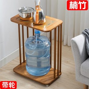 功夫茶台实木泡茶桌铁艺轻奢会客简约现代茶几禅意桌椅组合新中式