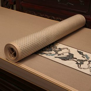 通用沙发套罩棉麻全盖靠背巾中式 布布四季 定做防滑巾红木家具坐垫