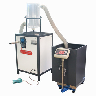 厂家单人操作自动定量填充羽绒机定量定比充羽毛机羽绒服充绒机器