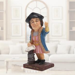 世界名航海家意大利哥伦布树脂摆件仿真人物摆件家居装饰品