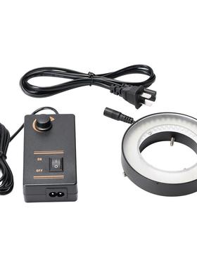 144灯珠体视显微镜LED光源环形磨砂灯罩抑制反光亮度可调内径72mm