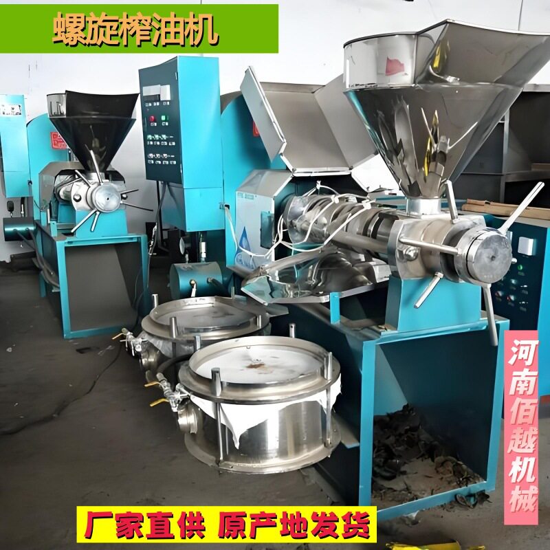菜籽核桃花生榨油机 葵花籽螺旋压榨机大豆花生 冷热压油机