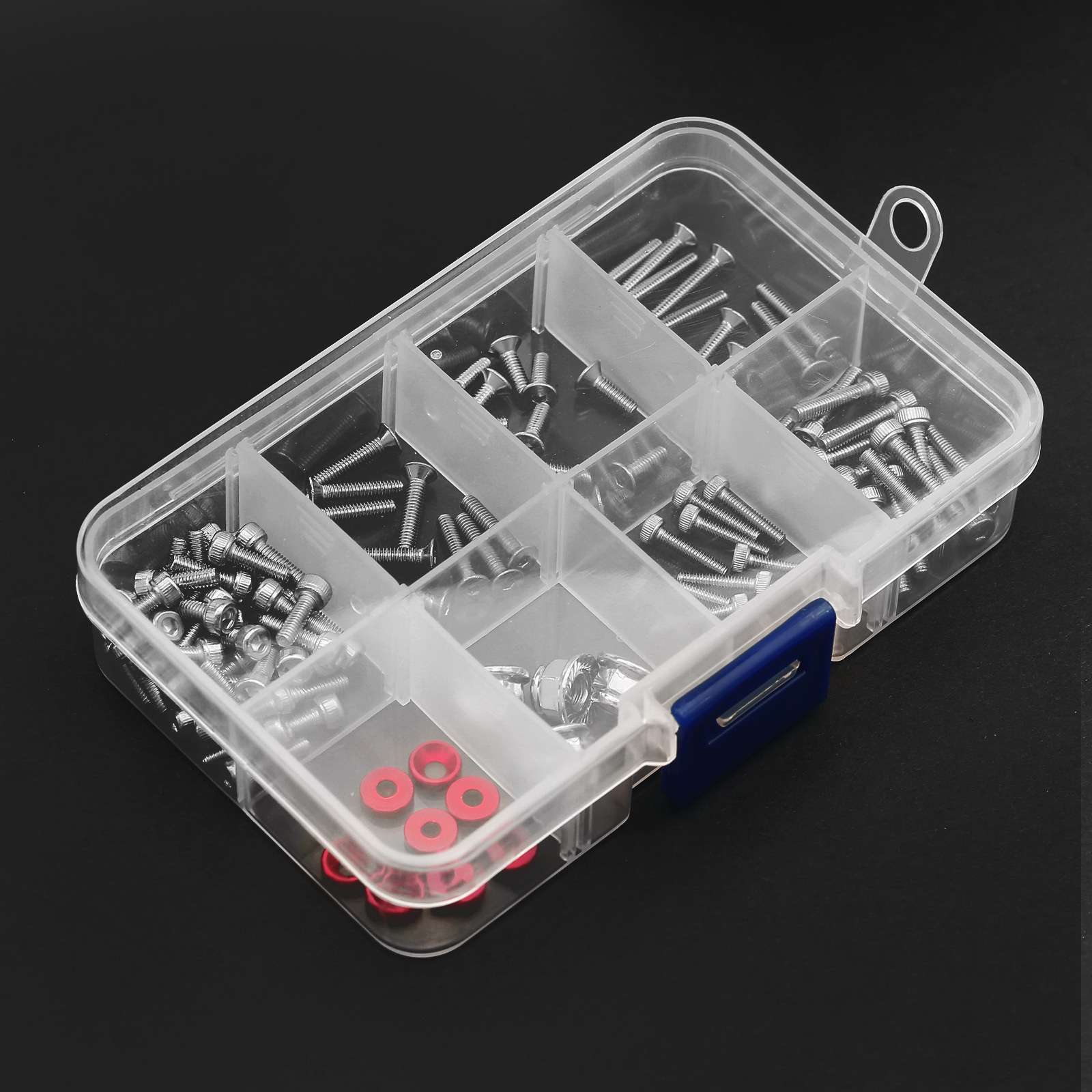 不锈钢六角螺钉螺母螺丝盒用于arrma 1/18莫哈维台风花岗岩LY127