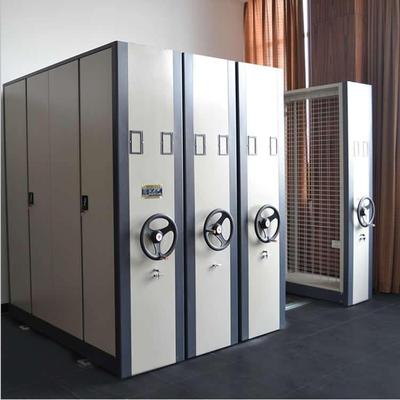 上海移动密集架档案存储文件手动密集架钢制财务办公柜