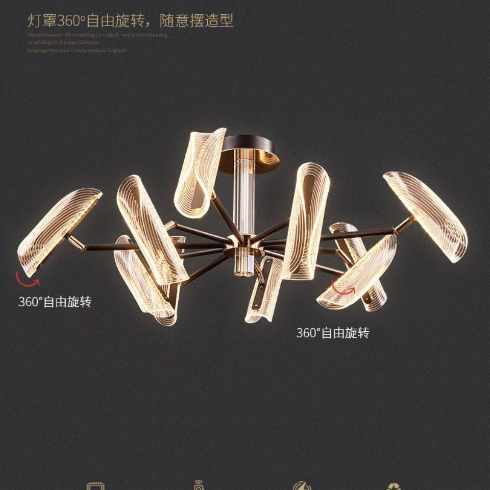 现代简约吊灯客厅灯北欧轻奢大气卧室餐厅个性创意灯饰新款