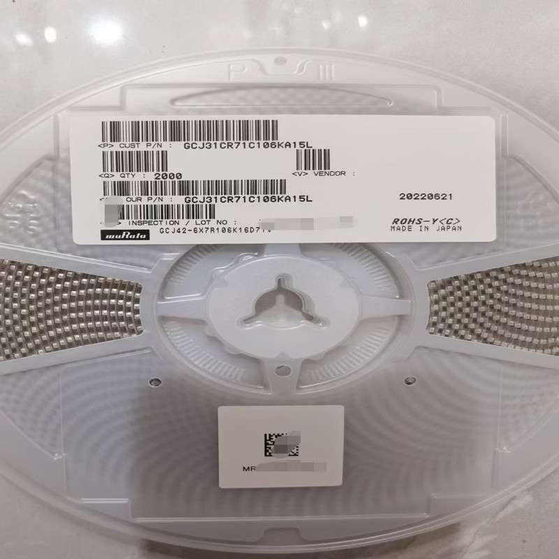 车规贴片电容1206 106K16V 10UF X7R GCJ31CR71C106KA15L现货出售