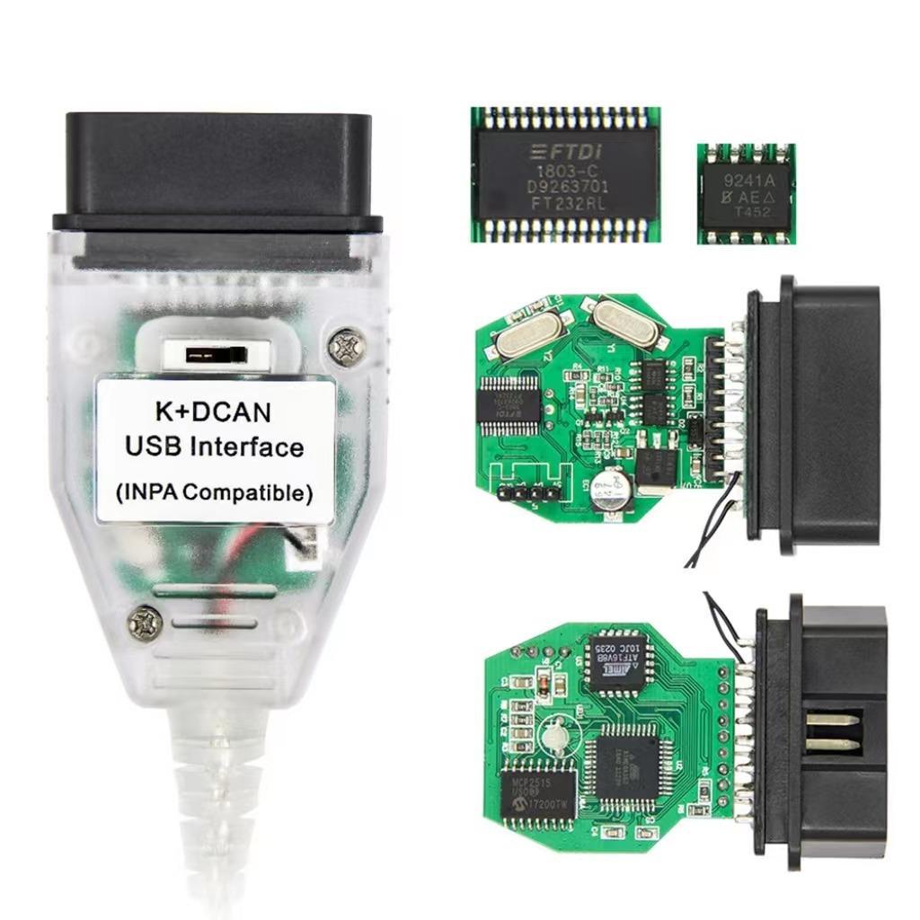 INPAK+DCANforBMWEchassisFT232RL9241白色PCB按压开关