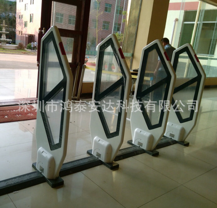鸿泰安供应HTA-EM-04D单/双通道图书馆防盗器/图书防盗系统