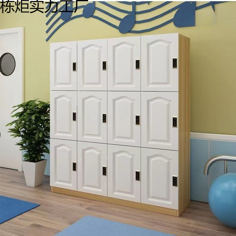 木质柜子院储物柜理发店存包柜瑜伽馆浴室舞蹈房健身房更衣柜新款