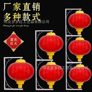 亚克力LED塑料灯杆灯笼市政路边亮化节日工程灯笼磨砂材质串灯笼