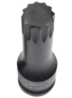 8件套1/2气动风炮梅花十二角M型连体批头M5-M18电动风动旋具套筒