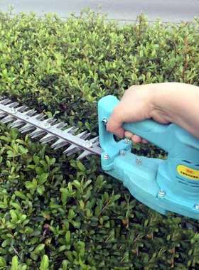 长久续航新款电动绿篱机手持式篱笆修剪机充电背负式冬青修剪机