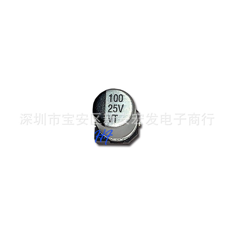 25V100uf6.3*7.7MM贴片电解电容100uf25v贴片SMDVT厂家直销