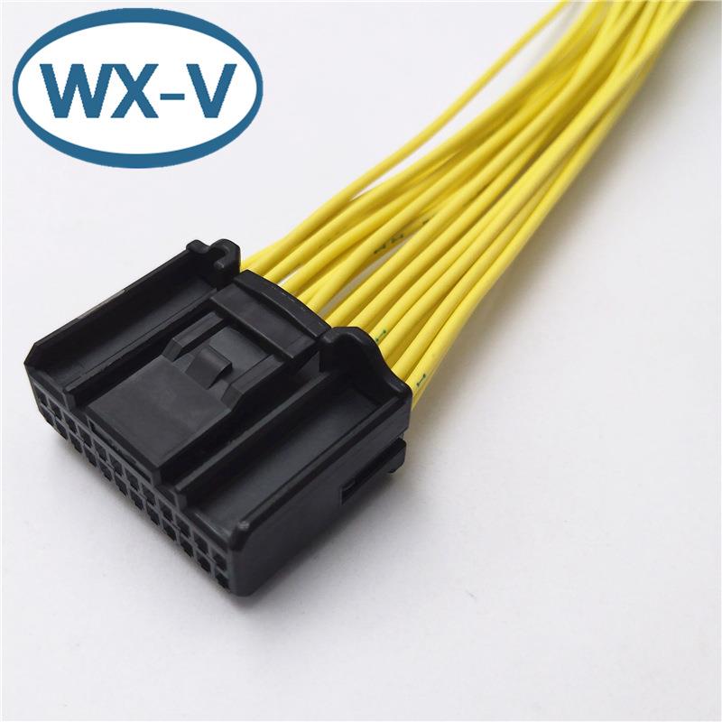 1318917-2线束汽车公母对接头DJ7061-1.5-11/21AMP防水接插件28