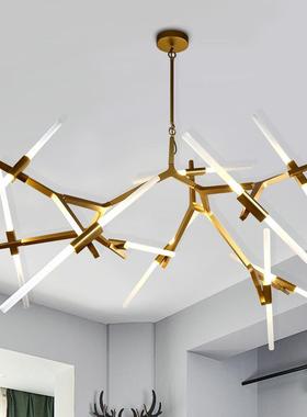 人字树杈吊灯工业风意大利设计师风格简约创意个性北欧后现代吊灯