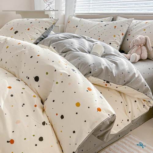 全棉被套单件纯棉2025新款100被罩单人150x200x230被单独四件套轻